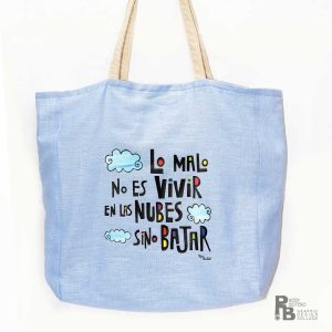 Tote Bag "Vivir en las nubes"