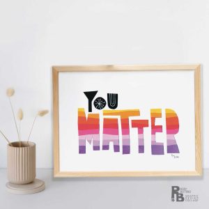 Lámina "You matter"