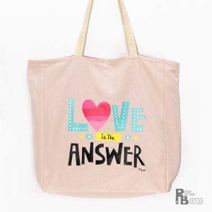 Tote Bag "Love is the answer"