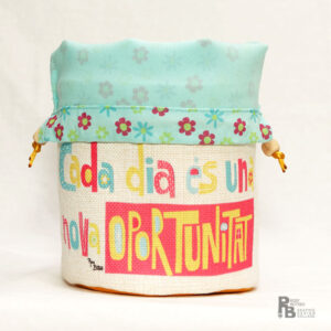 Cesto redondo Cada día es una nueva oportunidad