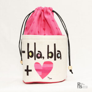 Cesto redondo Menos blabla más amor